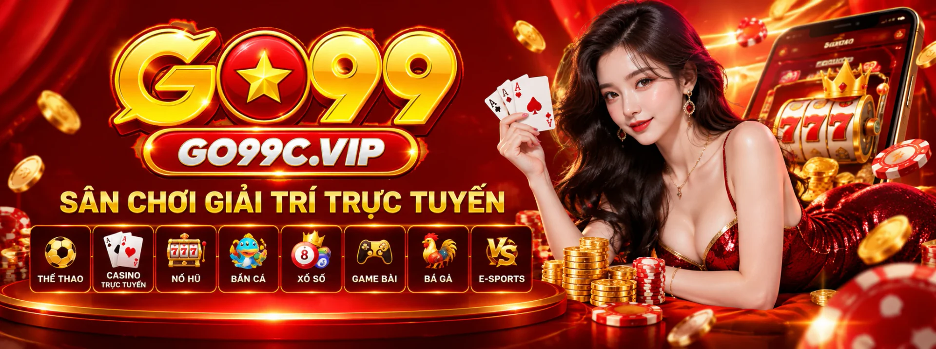 GO99 sân chơi giải trí trực tuyến với thể thao, casino, nổ hũ, bắn cá